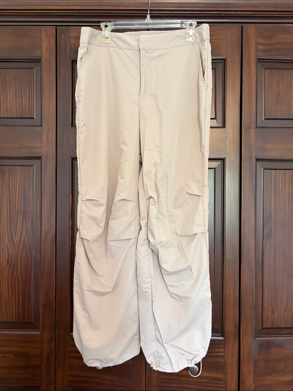 a.new day™ Light Beige Elastic-Waist pants
